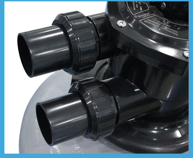 泳池過濾設(shè)備V型頂出纖維砂缸