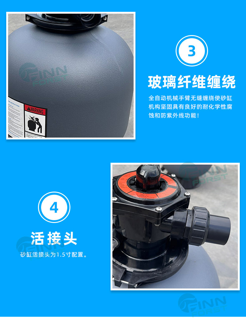 泳池頂出式吹塑砂缸